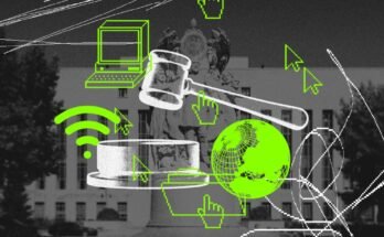 A bíróságon belül, amely folytatja az internet jövőjét