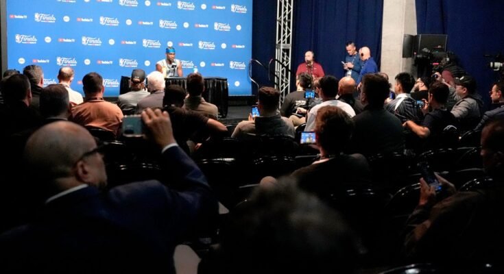 A nemzetközi média számára az NBA döntőjének új tapasztalata az OKC -ben, Indiana -ban