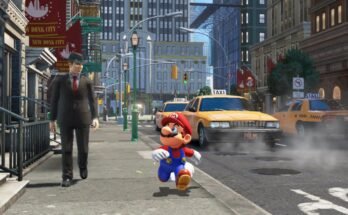 Egy képernyőkép a Super Mario Odyssey videojátékról.