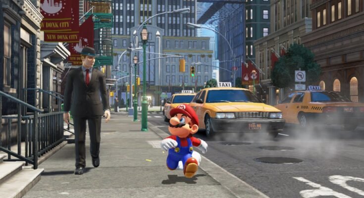 Egy képernyőkép a Super Mario Odyssey videojátékról.