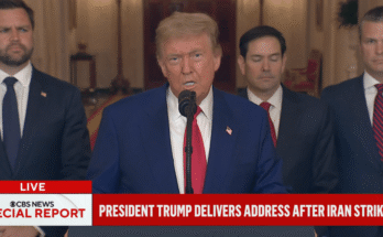 Trump elnök figyelmezteti, hogy Irán élőben élje a nemzetet a légi csapásokon