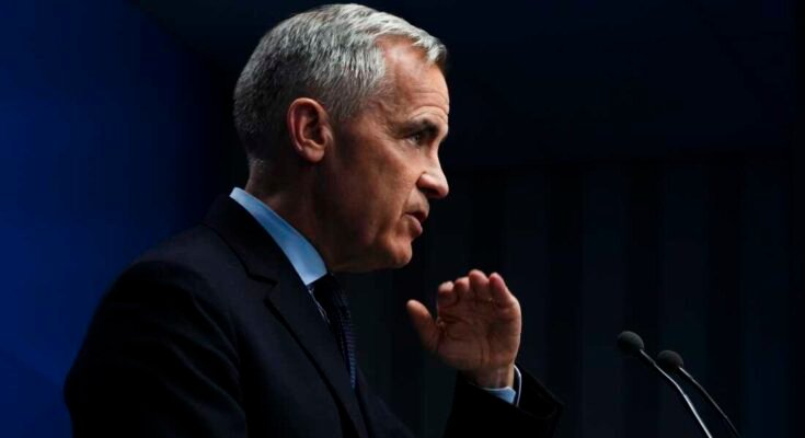 A kanadai miniszterelnök, Mark Carney záró sajtótájékoztatót tart a hollandiai Hágai ​​NATO -csúcstalálkozó után, június 25 -én, szerdán.