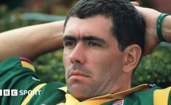 Hansie Cronje looks thoughtful