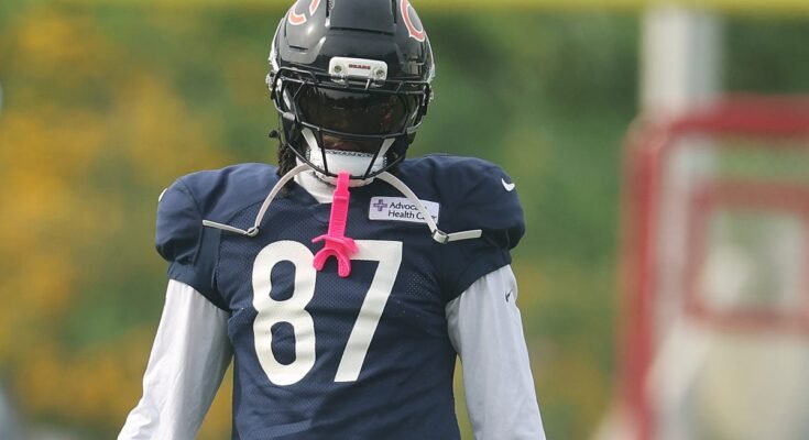 Chicago Bears edzőtábor: A 8. naptól el kell távolítani
