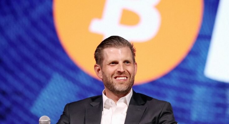 Eric Trump belső története az amerikai bitcoinról