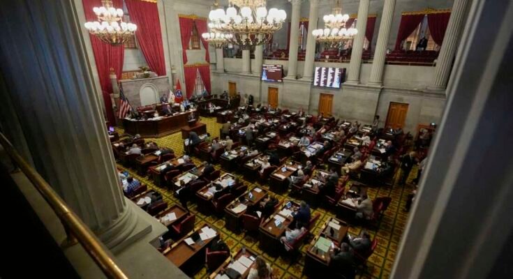 A Tennessee képviselőháza áprilisban találkozik Nashville -ben (Tenn).