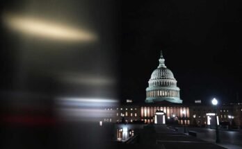 Az amerikai Capitolus május 20 -án látható Washington DC -ben