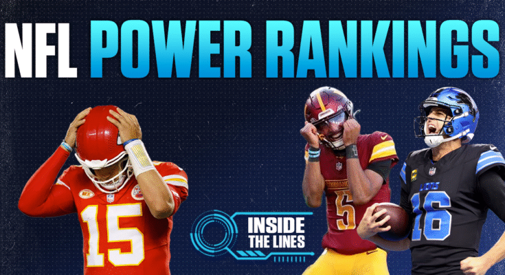 NFL Power Rankings 2025: A modell azt mondja, hogy a magas szintű csomagolók, a szakácsok nem az első öt versenyző közé tartoznak