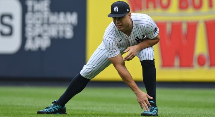 A Yankees azt várja el, hogy Giancarlo Stanton ezen a hétvégén játsszon a pályán az Astros ellen