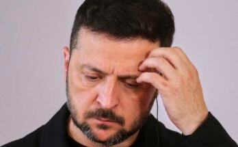 Ukrajna elnöke, Volodymyr Zelenskyy, 2025. június 16 -án sajtótájékoztatón vett részt a bécsi látogatása során.